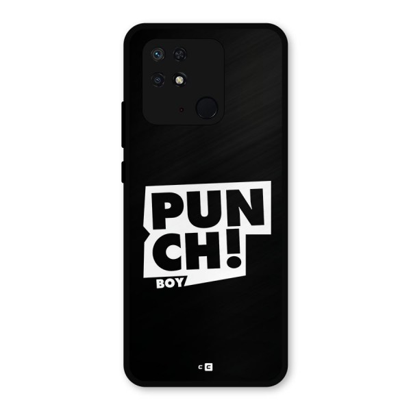 Punch Boy Metal Back Case for Redmi 10