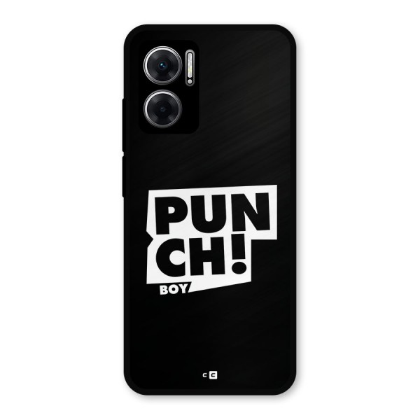 Punch Boy Metal Back Case for Redmi 11 Prime 5G