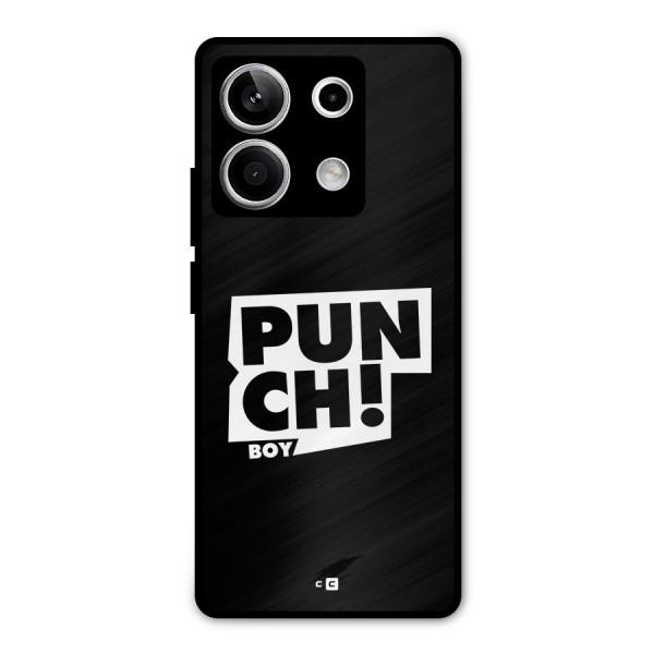 Punch Boy Metal Back Case for Redmi Note 13 5G