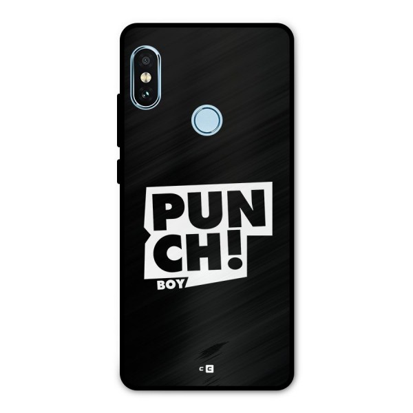 Punch Boy Metal Back Case for Redmi Note 5 Pro