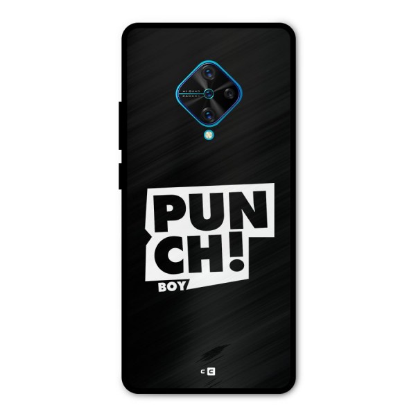 Punch Boy Metal Back Case for Vivo S1 Pro