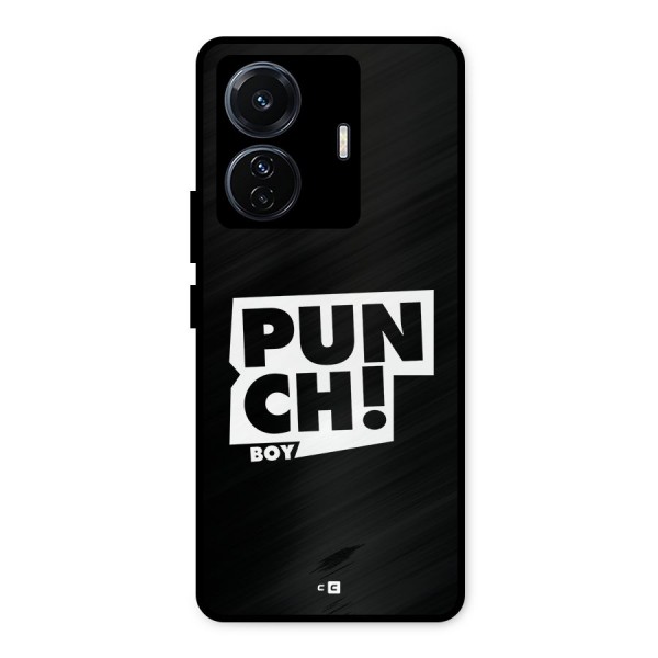 Punch Boy Metal Back Case for Vivo T1 Pro