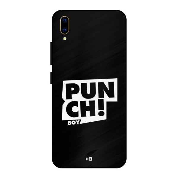 Punch Boy Metal Back Case for Vivo V11 Pro