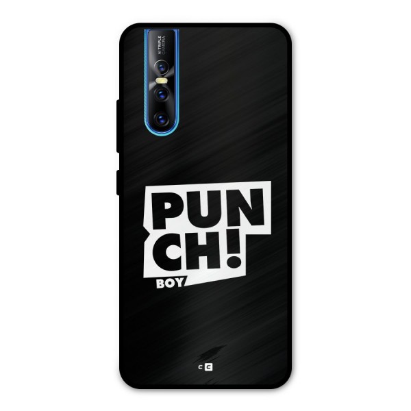 Punch Boy Metal Back Case for Vivo V15 Pro