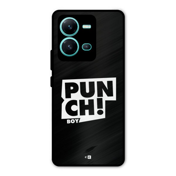 Punch Boy Metal Back Case for Vivo V25