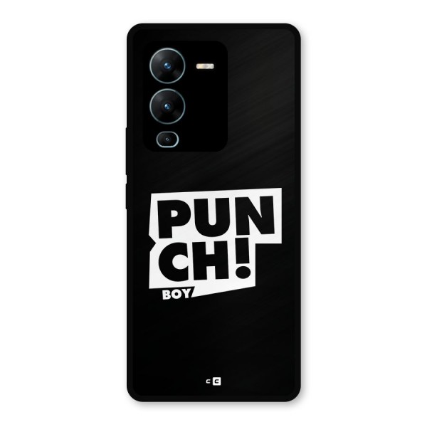 Punch Boy Metal Back Case for Vivo V25 Pro