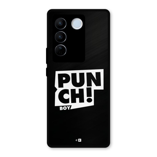 Punch Boy Metal Back Case for Vivo V27