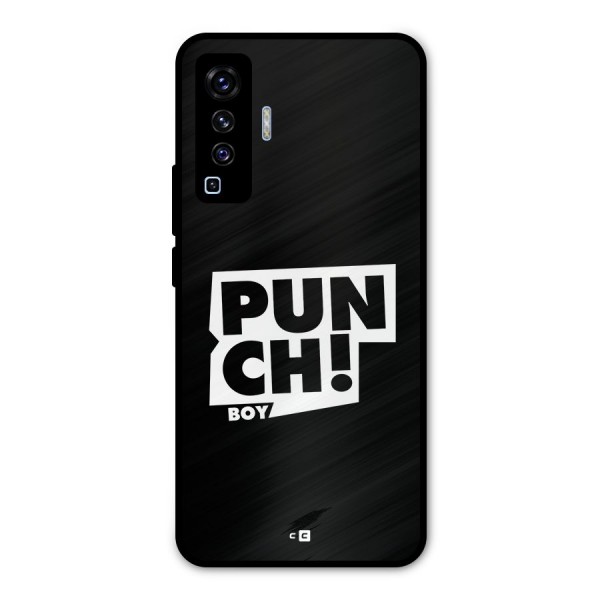 Punch Boy Metal Back Case for Vivo X50