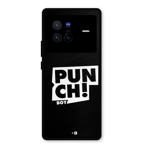 Punch Boy Metal Back Case for Vivo X80