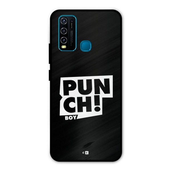 Punch Boy Metal Back Case for Vivo Y30