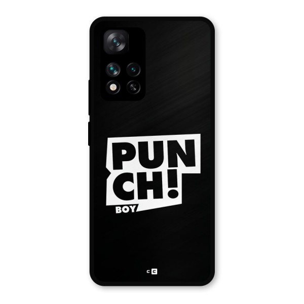 Punch Boy Metal Back Case for Xiaomi 11i Hypercharge 5G