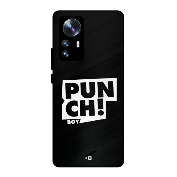 Punch Boy Metal Back Case for Xiaomi 12 Pro