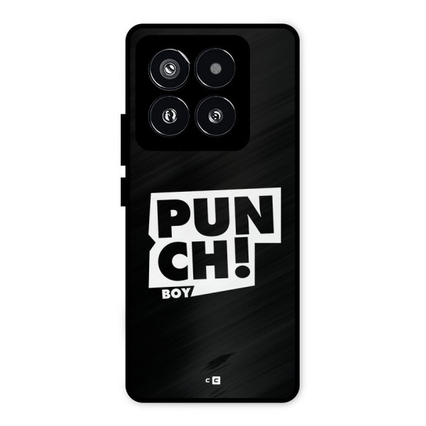 Punch Boy Metal Back Case for Xiaomi 14 Pro