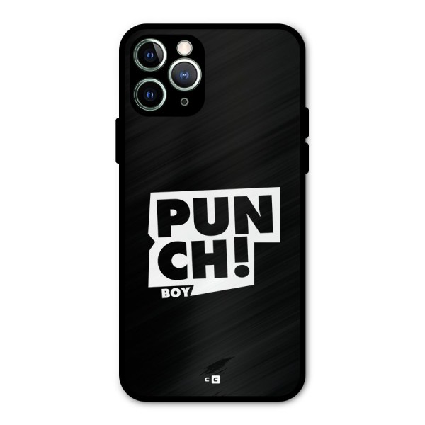 Punch Boy Metal Back Case for iPhone 11 Pro Max