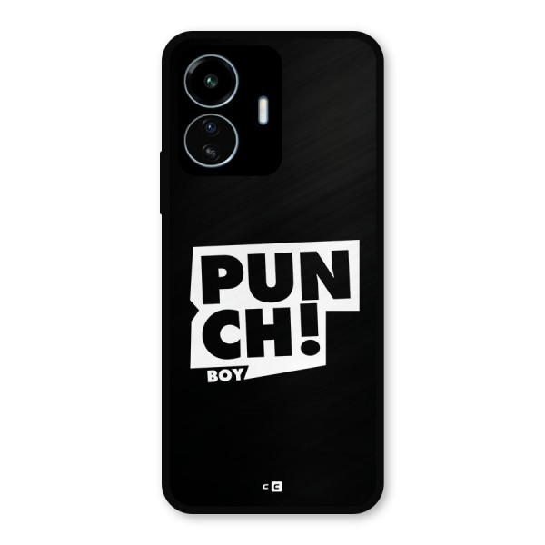 Punch Boy Metal Back Case for vivo iQOO Z6 Lite 5G