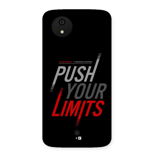 Push Your Limits Back Case for Canvas A1  AQ4501