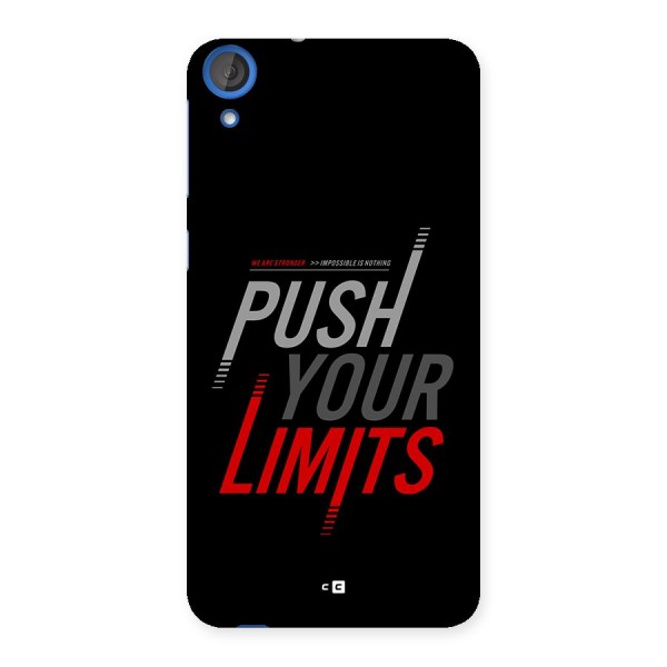 Push Your Limits Back Case for Desire 820