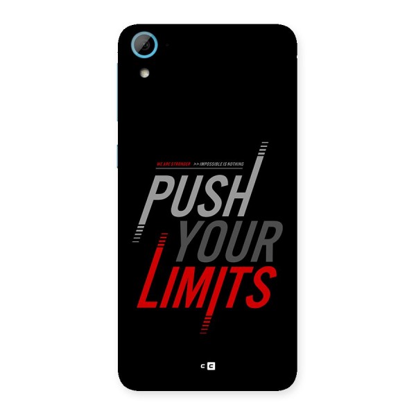 Push Your Limits Back Case for Desire 826