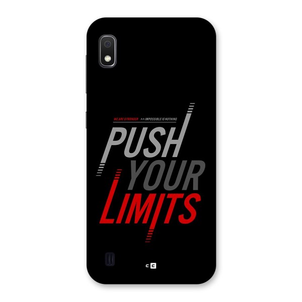 Push Your Limits Back Case for Galaxy A10