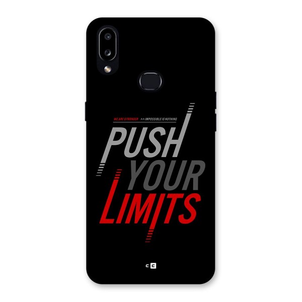 Push Your Limits Back Case for Galaxy A10s