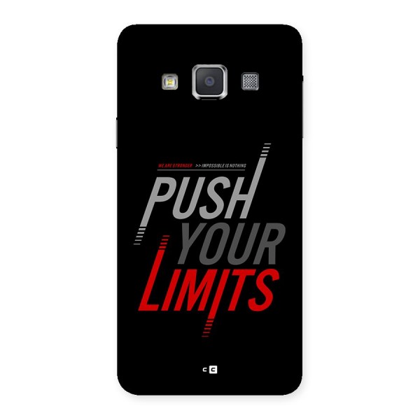 Push Your Limits Back Case for Galaxy A3