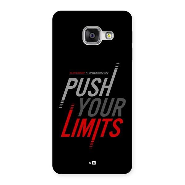 Push Your Limits Back Case for Galaxy A3 (2016)