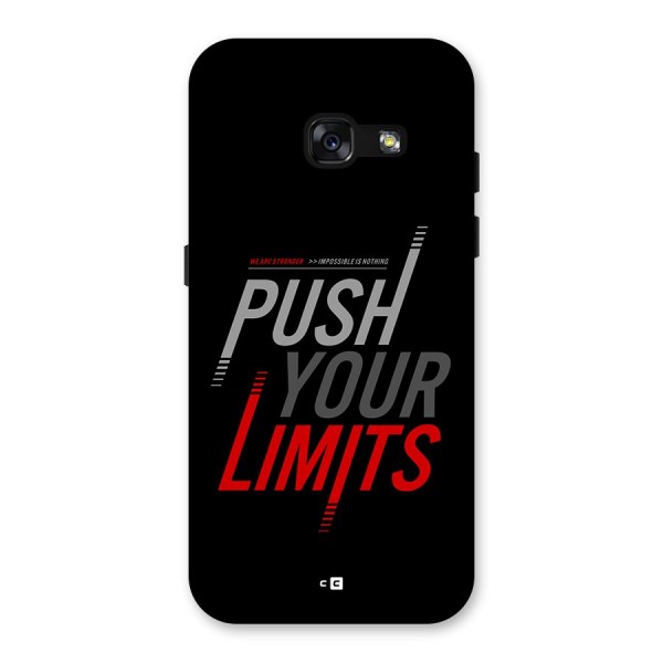 Push Your Limits Back Case for Galaxy A3 (2017)