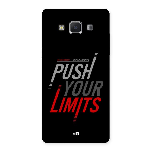 Push Your Limits Back Case for Galaxy A5