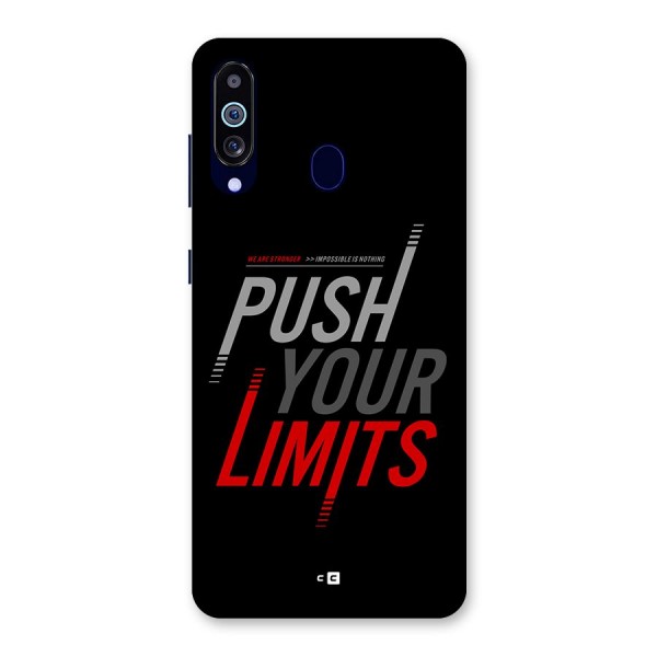 Push Your Limits Back Case for Galaxy A60