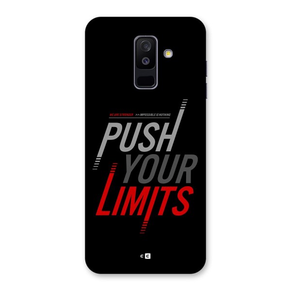 Push Your Limits Back Case for Galaxy A6 Plus