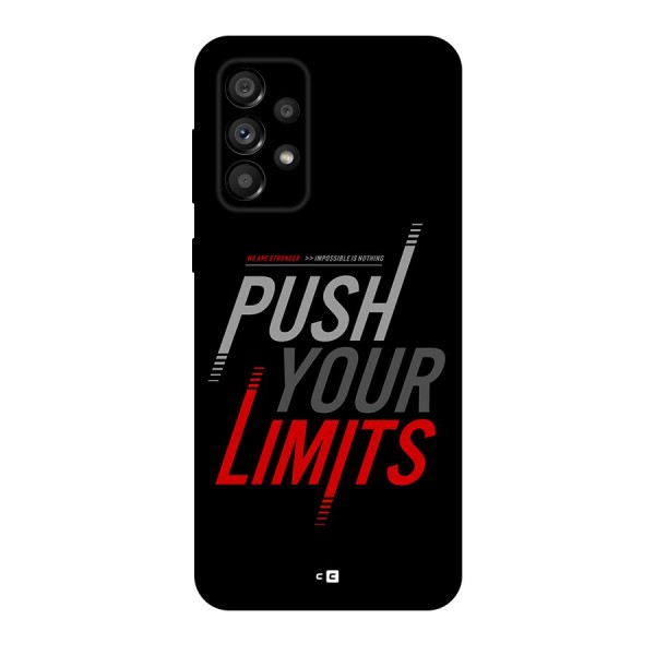 Push Your Limits Back Case for Galaxy A73 5G