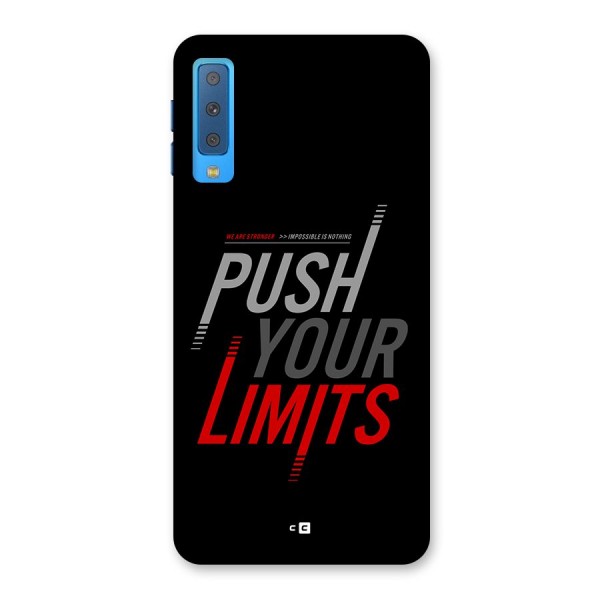 Push Your Limits Back Case for Galaxy A7 (2018)