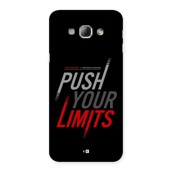 Push Your Limits Back Case for Galaxy A8