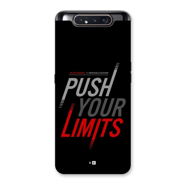 Push Your Limits Back Case for Galaxy A80