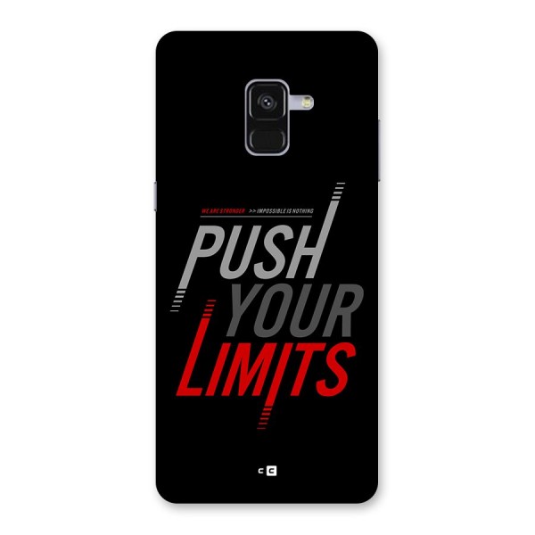 Push Your Limits Back Case for Galaxy A8 Plus