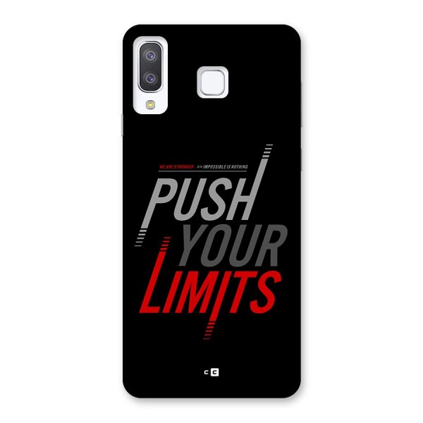 Push Your Limits Back Case for Galaxy A8 Star