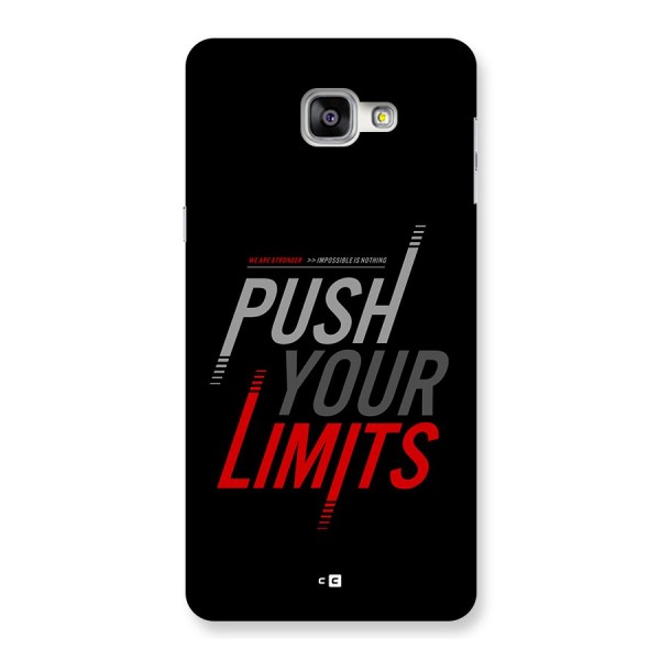 Push Your Limits Back Case for Galaxy A9