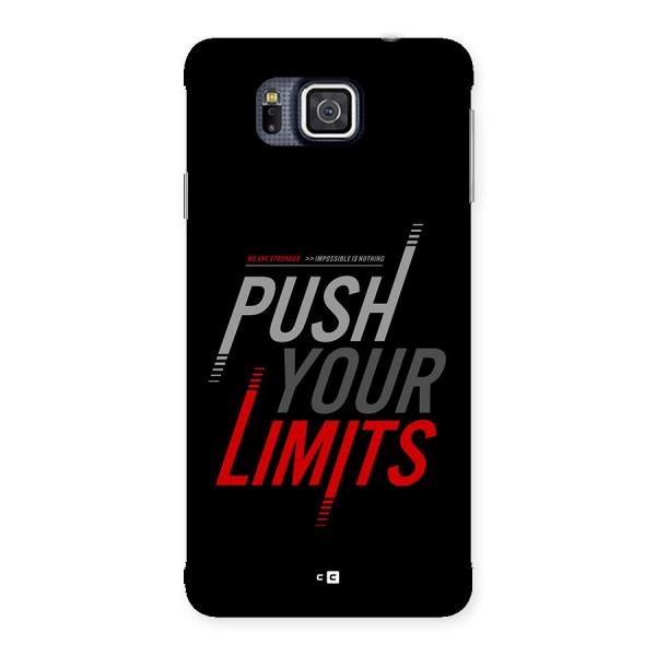 Push Your Limits Back Case for Galaxy Alpha