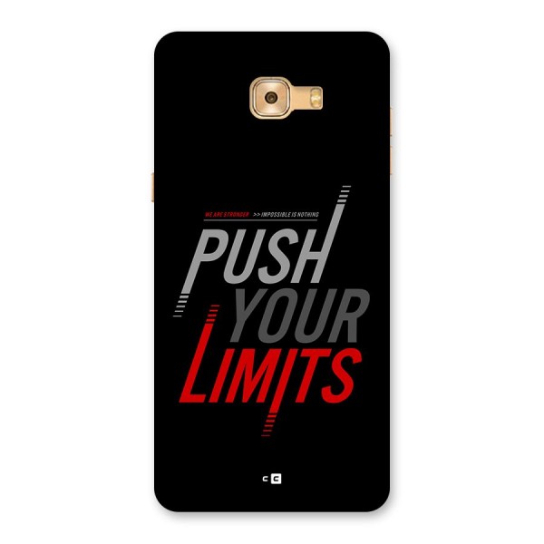 Push Your Limits Back Case for Galaxy C9 Pro