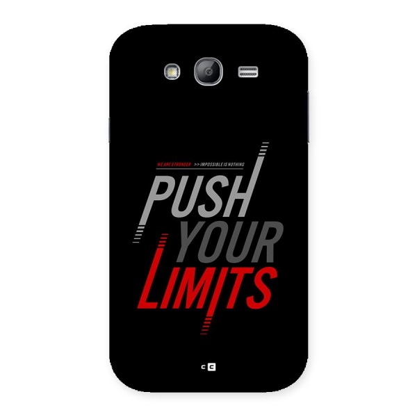 Push Your Limits Back Case for Galaxy Grand