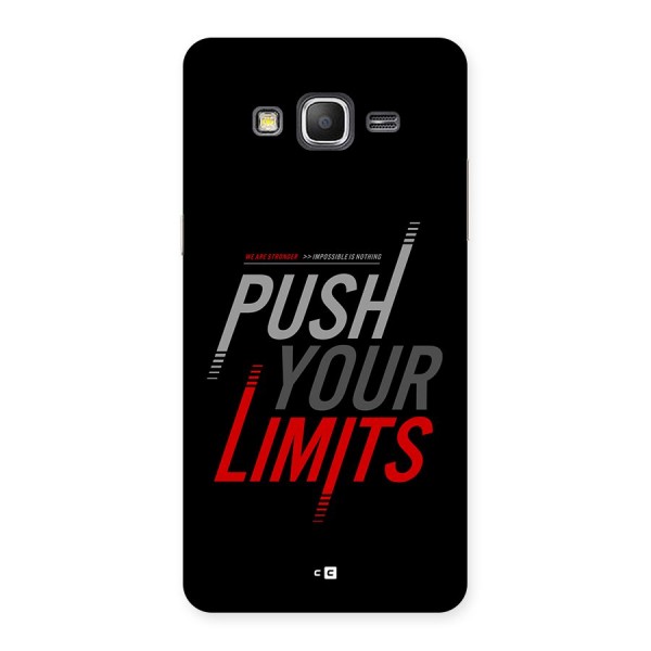 Push Your Limits Back Case for Galaxy Grand Prime