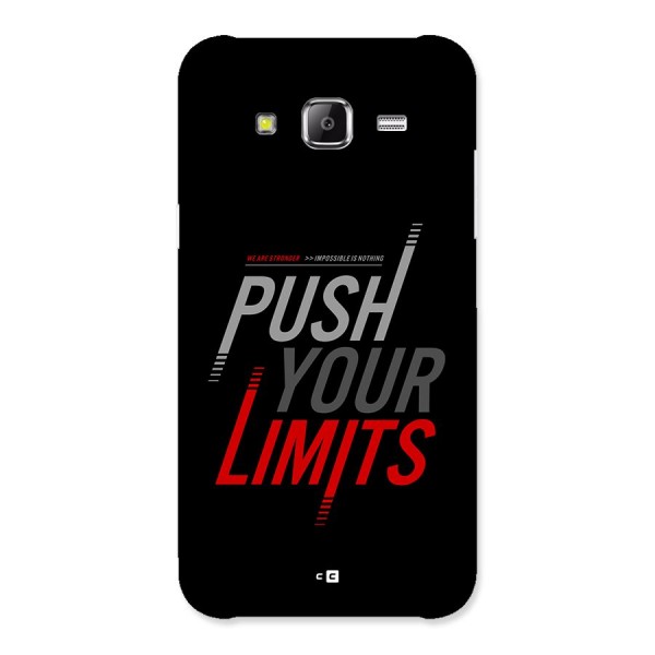 Push Your Limits Back Case for Galaxy J5