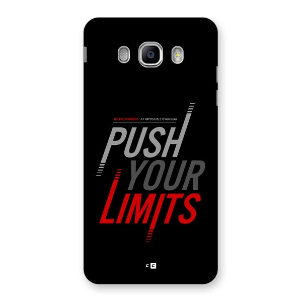 Push Your Limits Back Case for Galaxy J5 2016