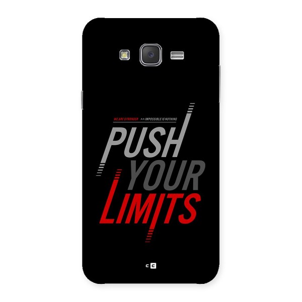 Push Your Limits Back Case for Galaxy J7