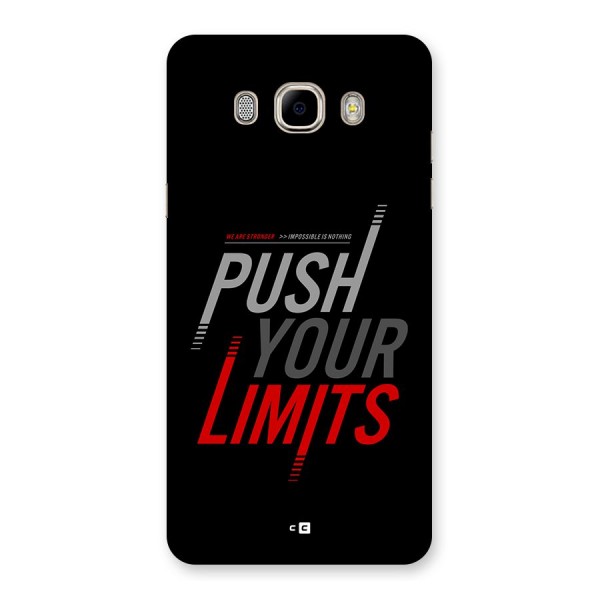 Push Your Limits Back Case for Galaxy J7 2016