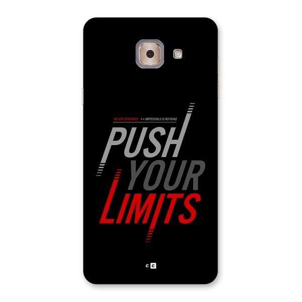 Push Your Limits Back Case for Galaxy J7 Max