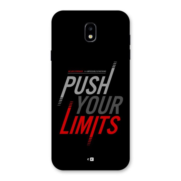 Push Your Limits Back Case for Galaxy J7 Pro