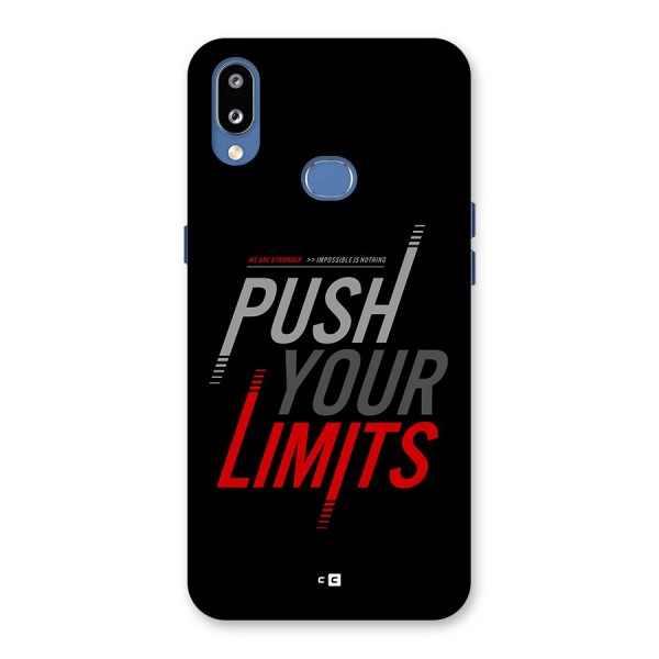 Push Your Limits Back Case for Galaxy M01s