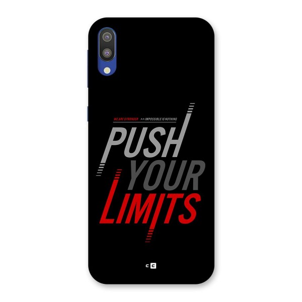 Push Your Limits Back Case for Galaxy M10