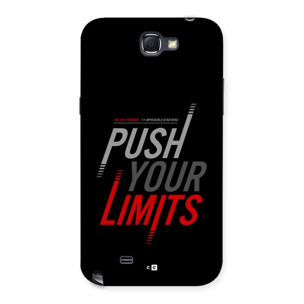 Push Your Limits Back Case for Galaxy Note 2